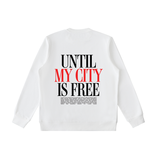 "Until My City is Free" Texas Crewneck (Beige)